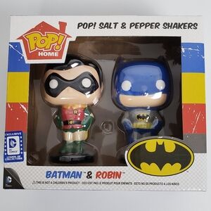 Funko Pop Home Batman and Robin Salt & Pepper Shakers DC Comics Exclusive